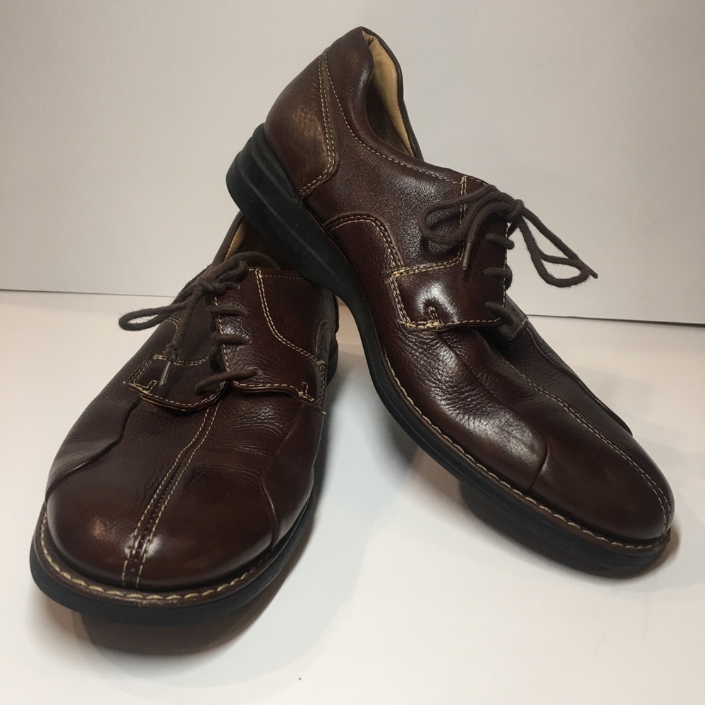 Johnston & Murphy Brown Leather Derby Sz 10